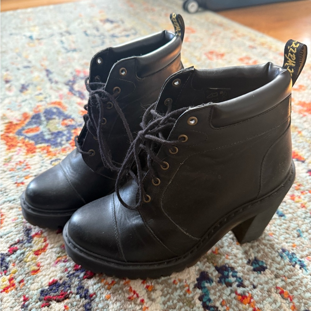 Doc Marten’s Black Leather Women's Boots